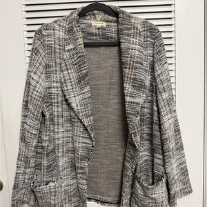 Max Studio Monochrome Textured Blazer